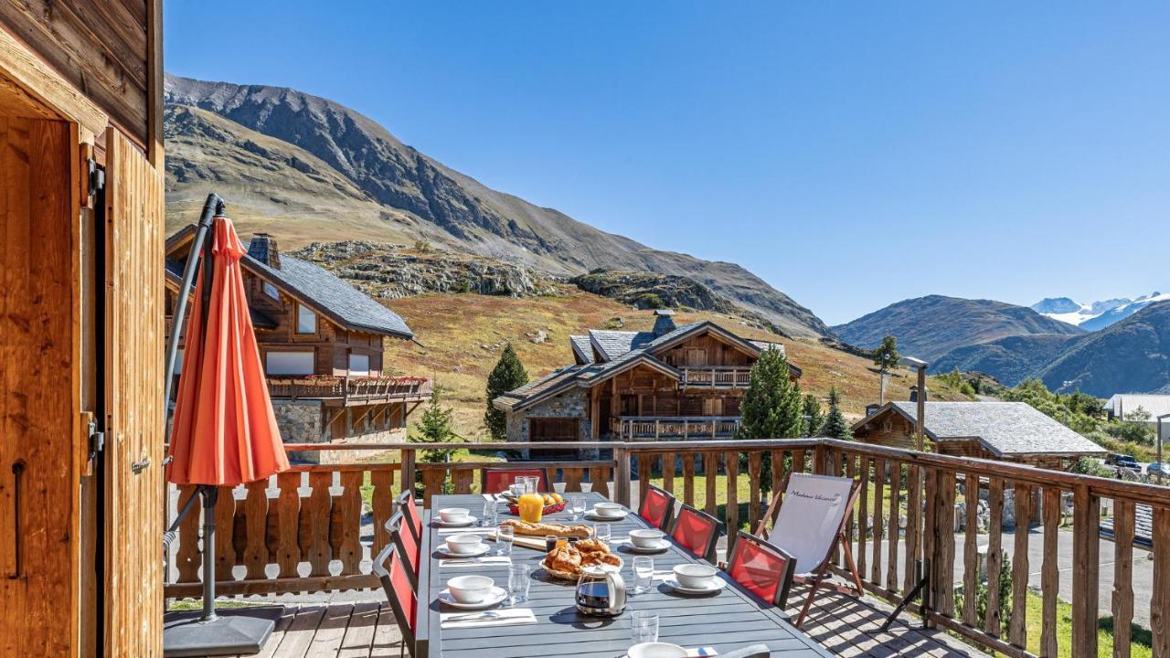 Madame Vacances Les Chalets De L'Altiport Alpe d'Huez Eksteriør billede