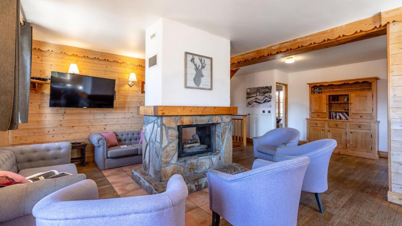 Madame Vacances Les Chalets De L'Altiport Alpe d'Huez Eksteriør billede