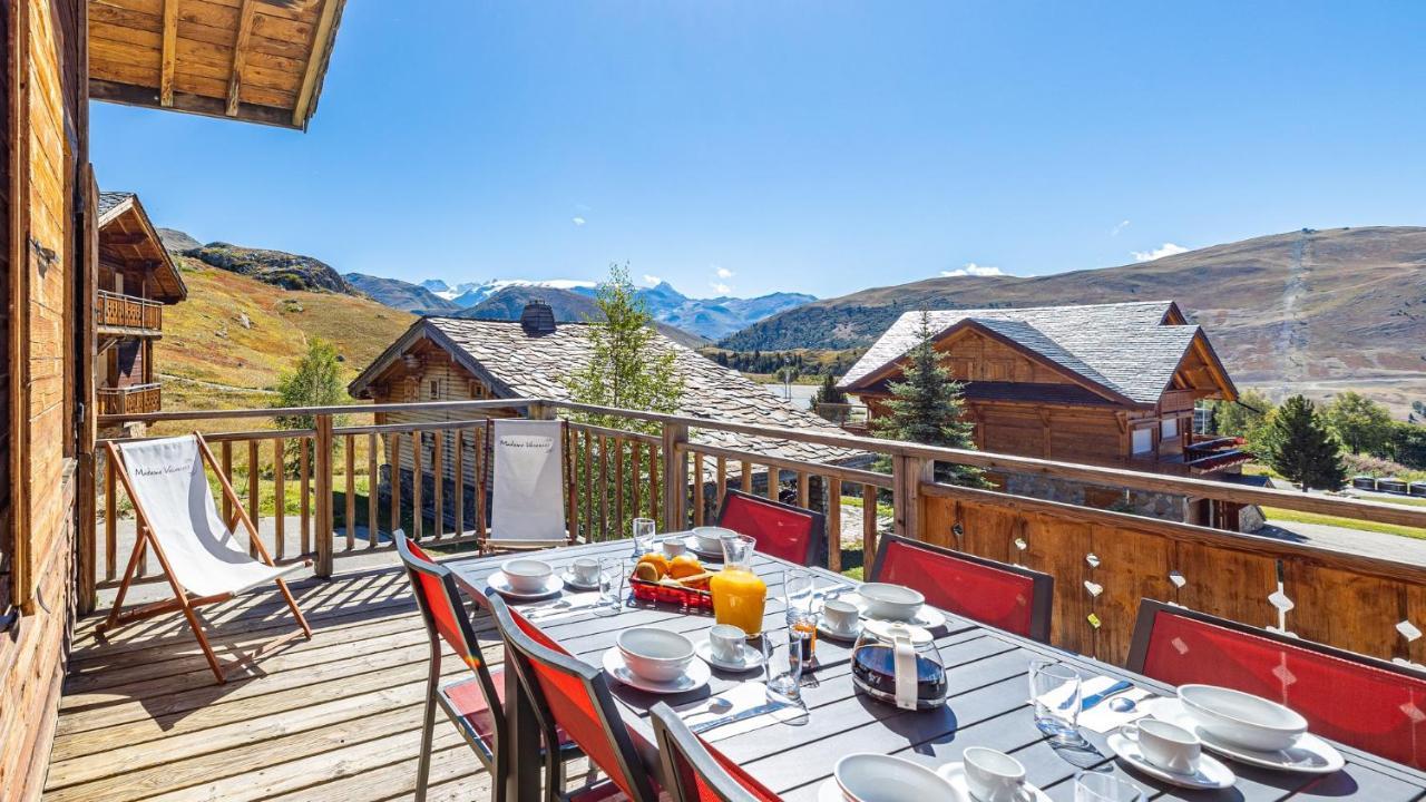 Madame Vacances Les Chalets De L'Altiport Alpe d'Huez Eksteriør billede