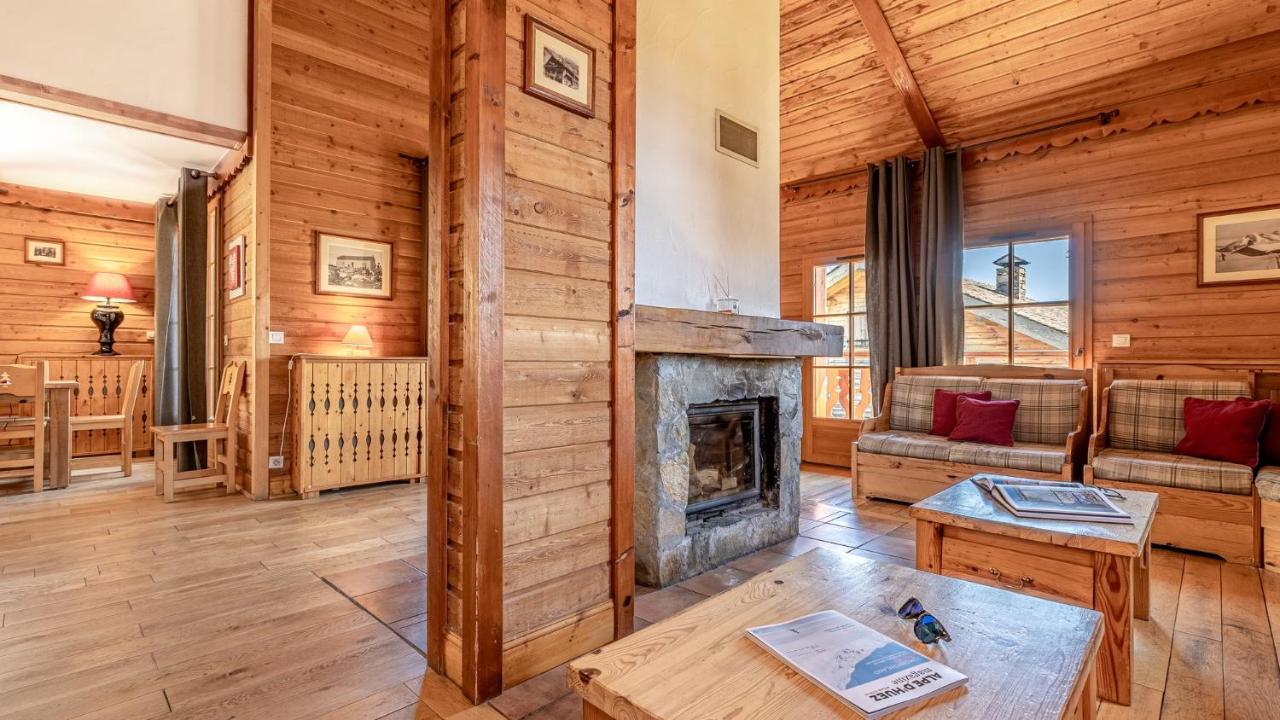 Madame Vacances Les Chalets De L'Altiport Alpe d'Huez Eksteriør billede