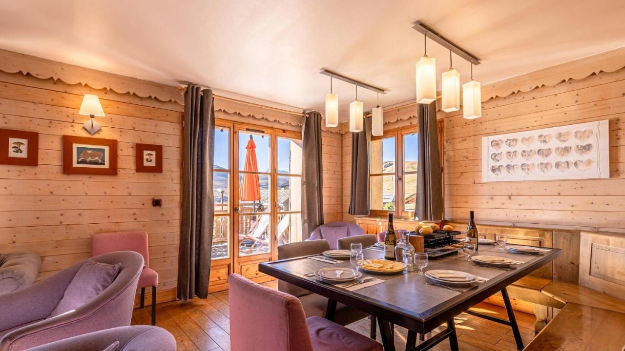 Madame Vacances Les Chalets De L'Altiport Alpe d'Huez Eksteriør billede
