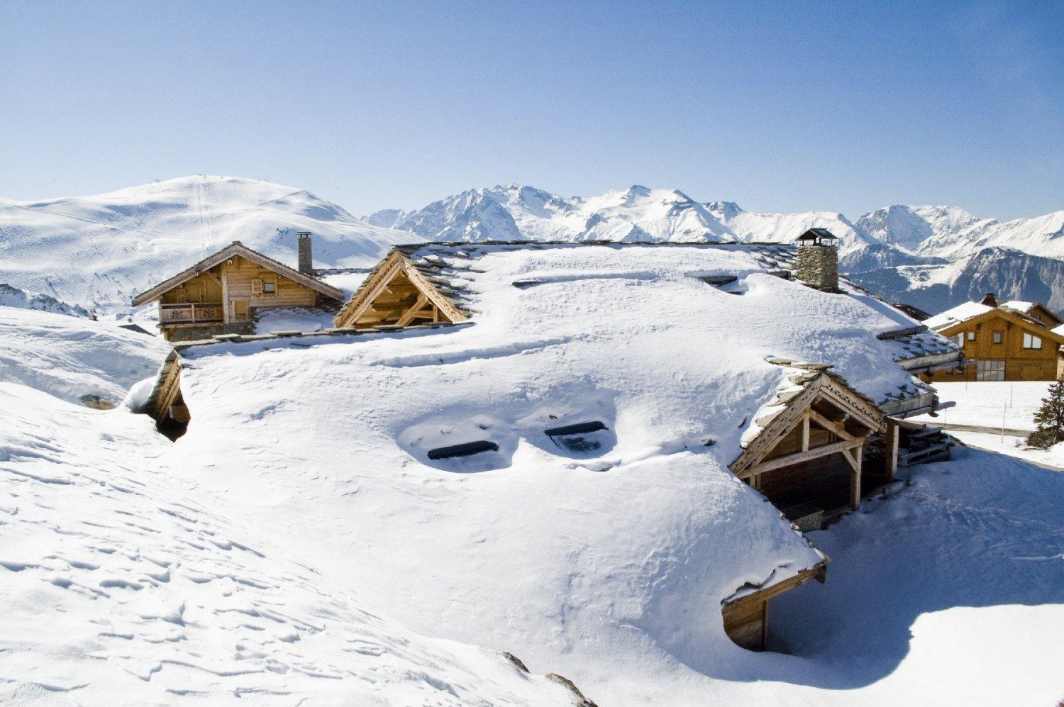 Madame Vacances Les Chalets De L'Altiport Alpe d'Huez Eksteriør billede