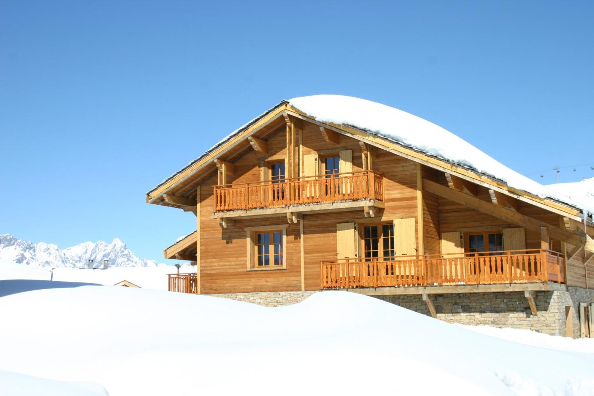 Madame Vacances Les Chalets De L'Altiport Alpe d'Huez Eksteriør billede